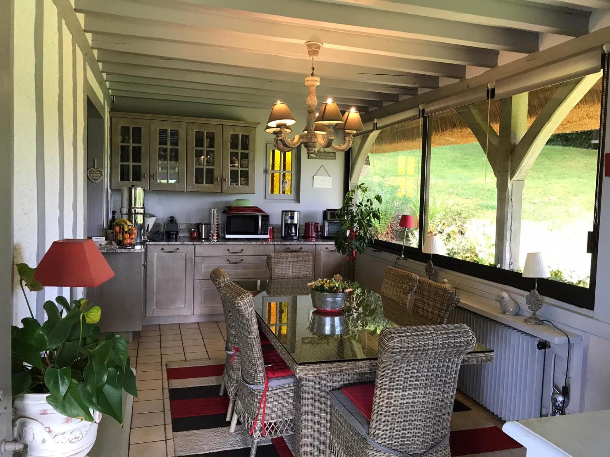 Le Breuil-en-Auge Les Chaumieres Du Pays D'Auge Bed & Breakfast エクステリア 写真